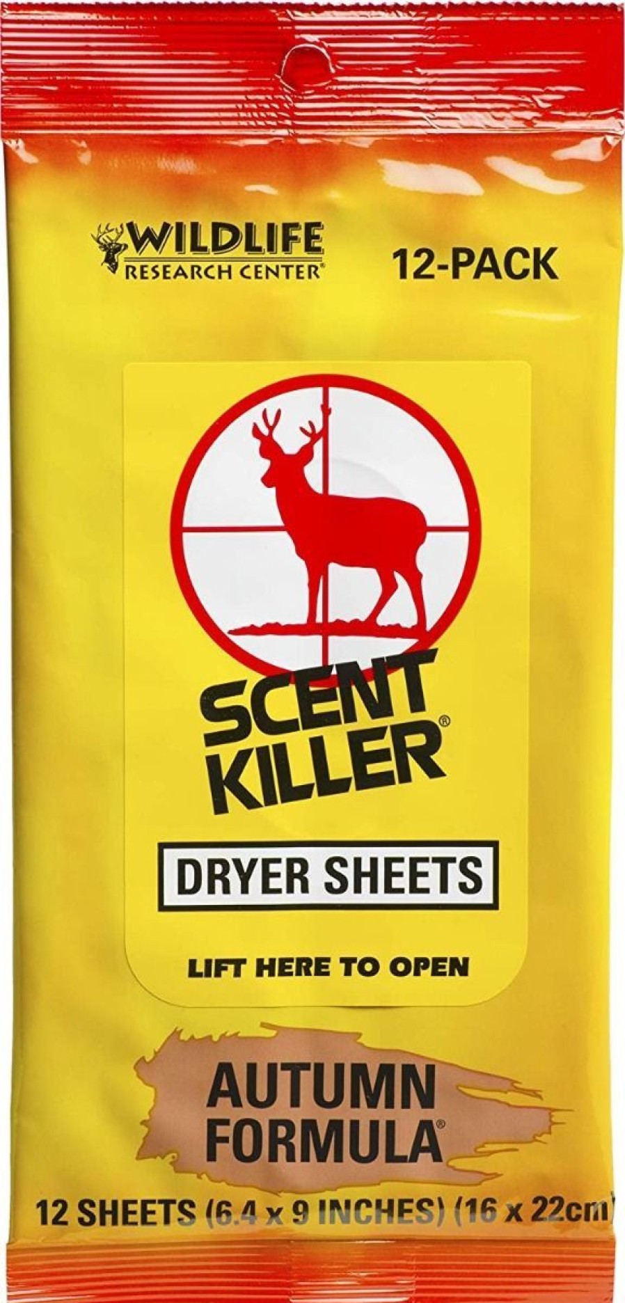 Hunting Wildlife Research | Wildlife Research Scent Killer Autumn Formula Dryer Sheets - 12 Pk