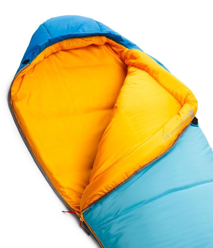 Camping The North Face Sleeping Bags | The North Face Youth Wasatch Pro 20 Sleeping Bag Regular - Hero Blue/Norse Blue