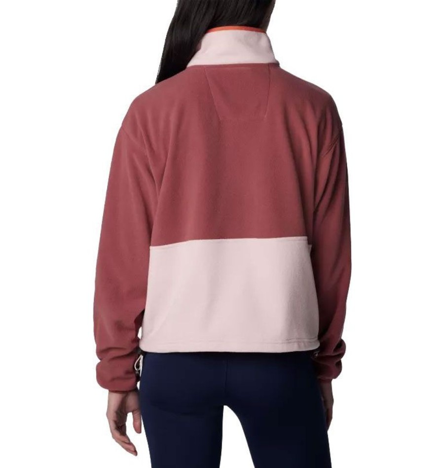 Clothing Columbia Jackets | Columbia Womens' Back Bowl Fleece /Dusty Pink Beetroot