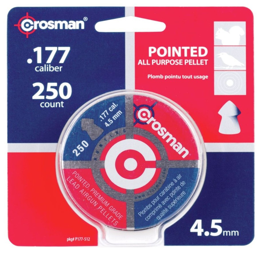 Shooting Crosman | Crosman Premier Pointed .177 Pellets - 250 Count