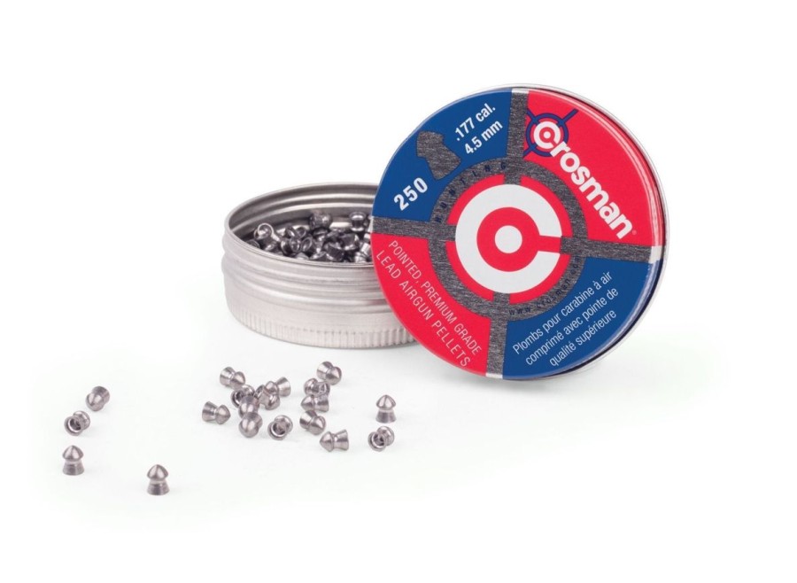 Shooting Crosman | Crosman Premier Pointed .177 Pellets - 250 Count