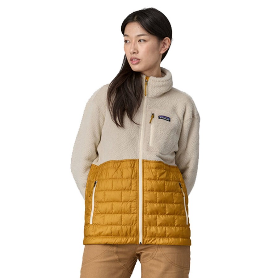 Clothing Patagonia Jackets | Patagonia Women'S Re-Tool Hybrid Jacket - Dark Natural Dk Natural