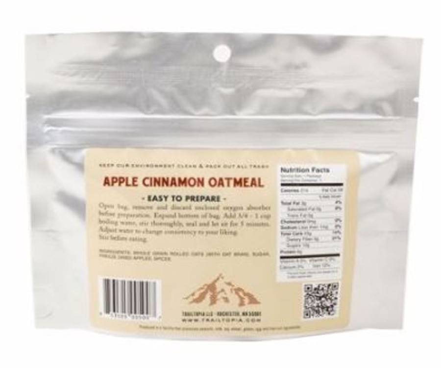 Camping Trailtopia Camp Food | Trailtopia Apple Cinnamon Oatmeal (Gluten Free)