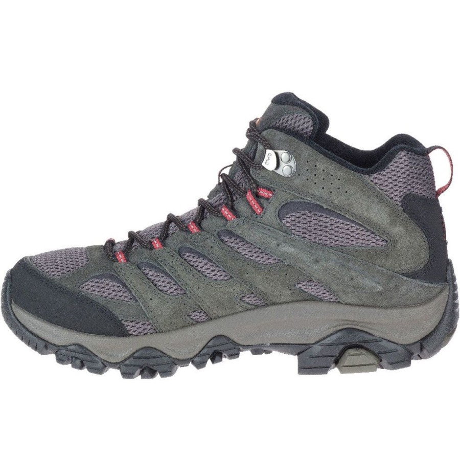 Footwear Merrell Men'S Hiking Boots | Merrell Men'S Moab 3 Mid Waterproof Wide - Beluga