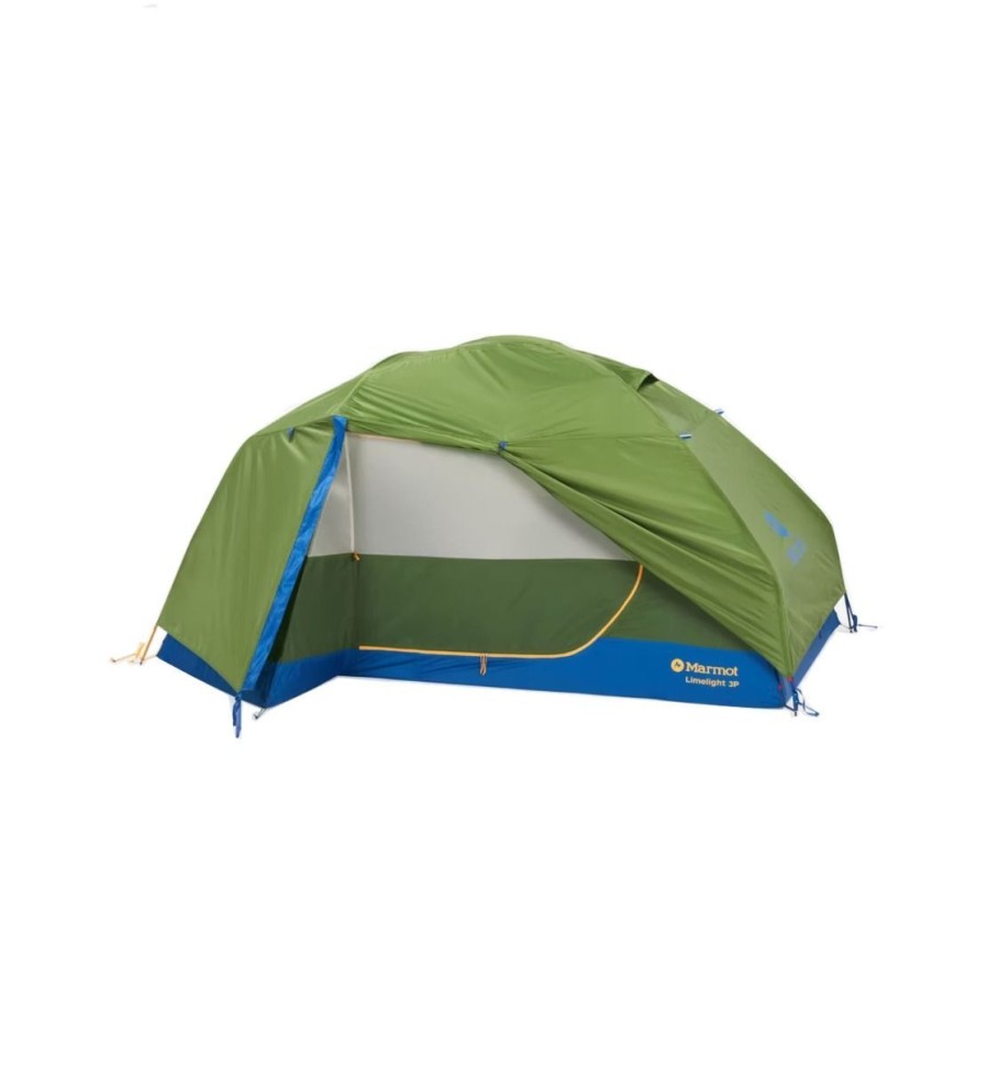 Camping Marmot Tents | Marmot Limelight 3 Person Tent - Foilage/Dark Azure