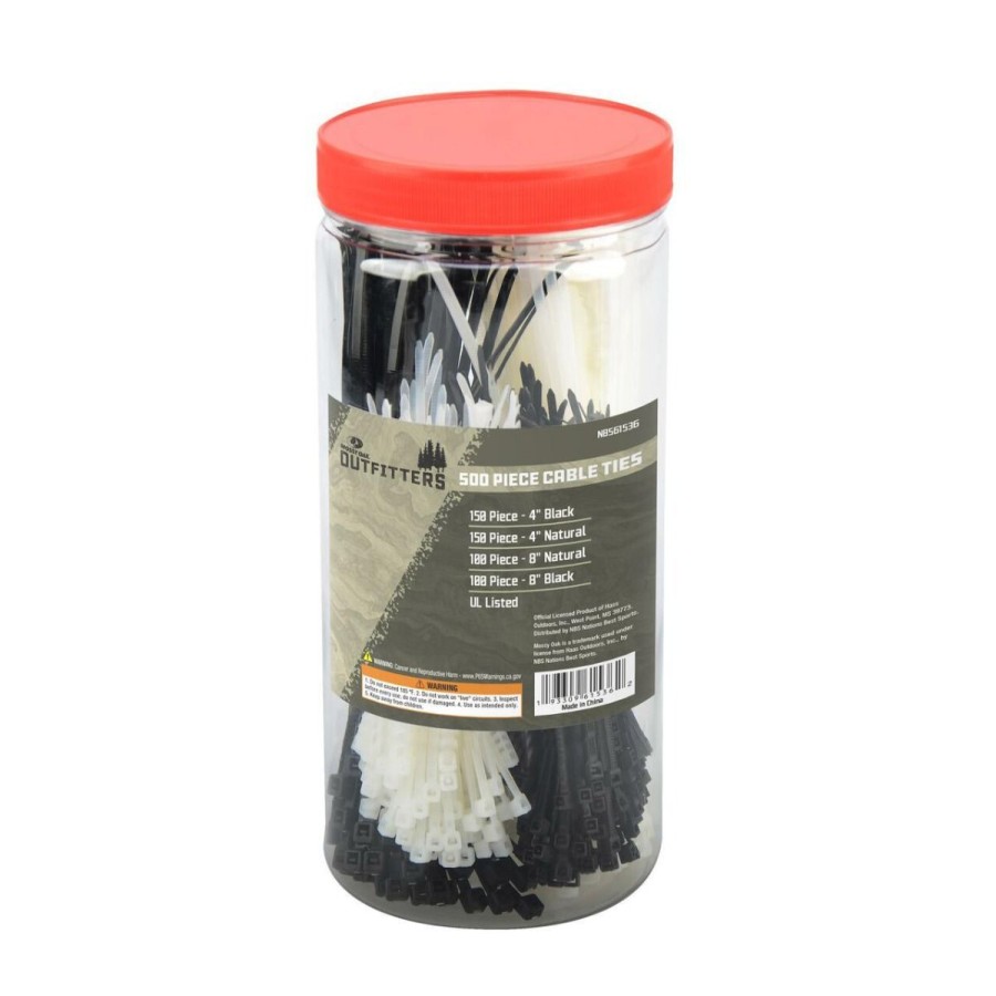 Camping Mossy Oak Outfitters | Mossy Oak Outfitters 500 Piece Cable Tie Assortment