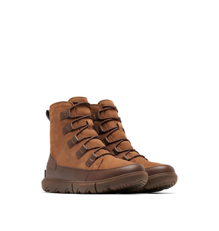 Footwear Sorel Men'S Casual Boots | Sorel Mens' Explorer Next Waterproof Boot - Velvet Tan/Tobacco Vel Tan/Tobacco