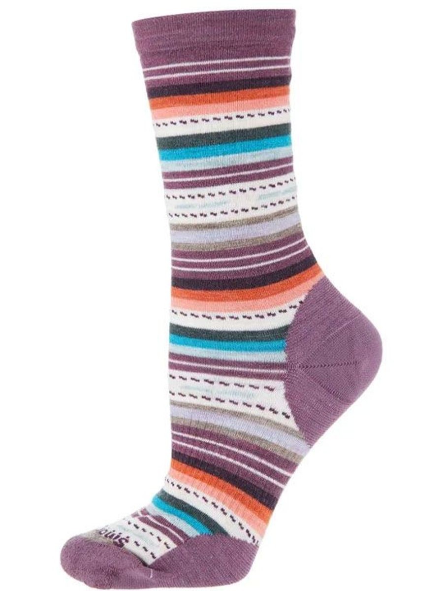 Footwear Smartwool Women'S Socks | Smartwool Womens' Everyday Margarita Crew Sock - Argyle Purple