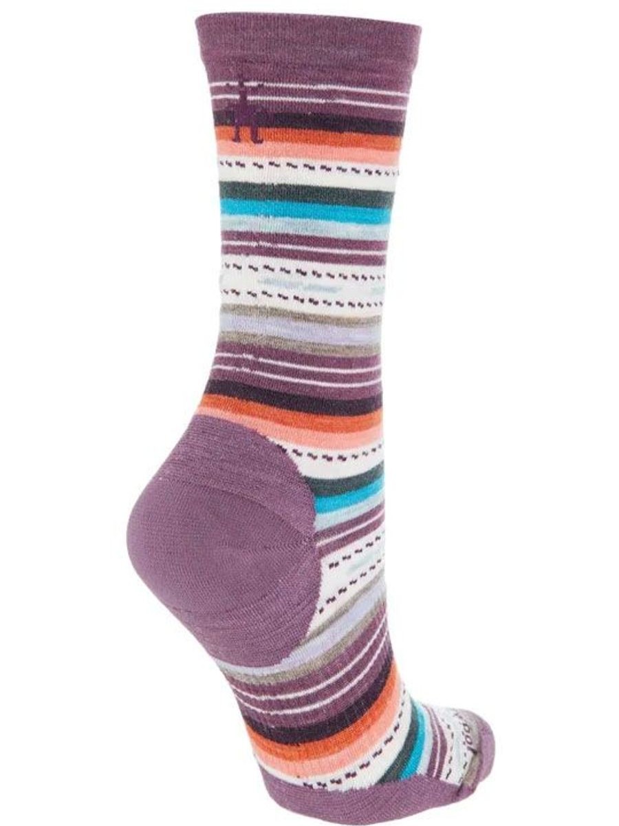 Footwear Smartwool Women'S Socks | Smartwool Womens' Everyday Margarita Crew Sock - Argyle Purple