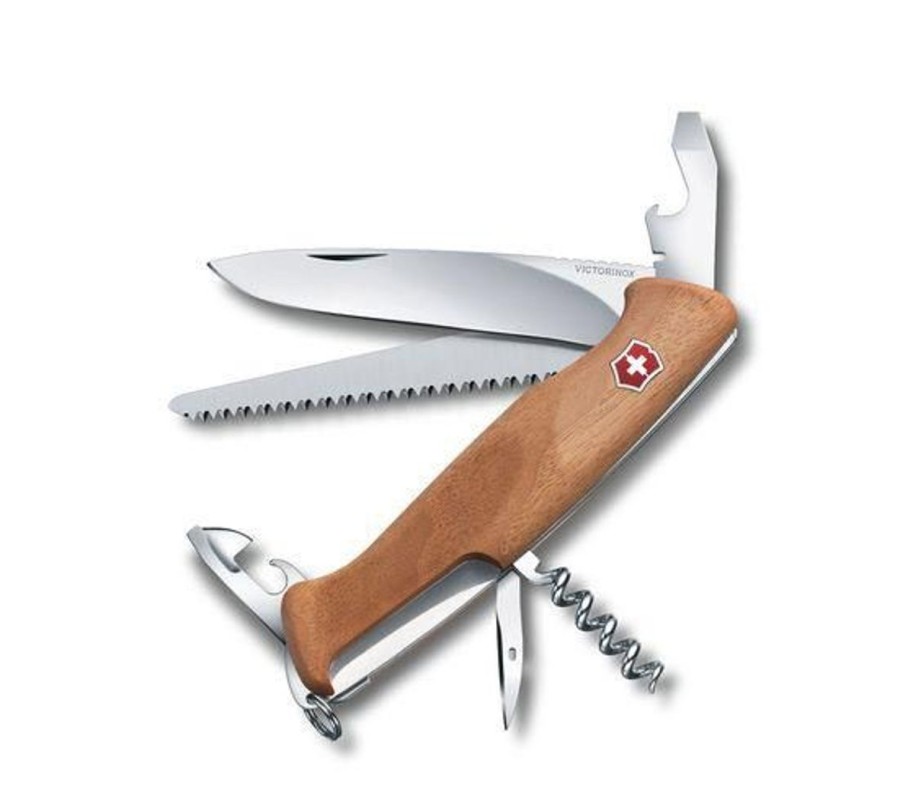 Camping Victorinox Knives | Victorinox Rangerwood 55 Walnut