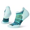 Footwear Smartwool Women'S Socks | Smartwool Womens' Run Target Stripe Low Ankle - Twilight Blue