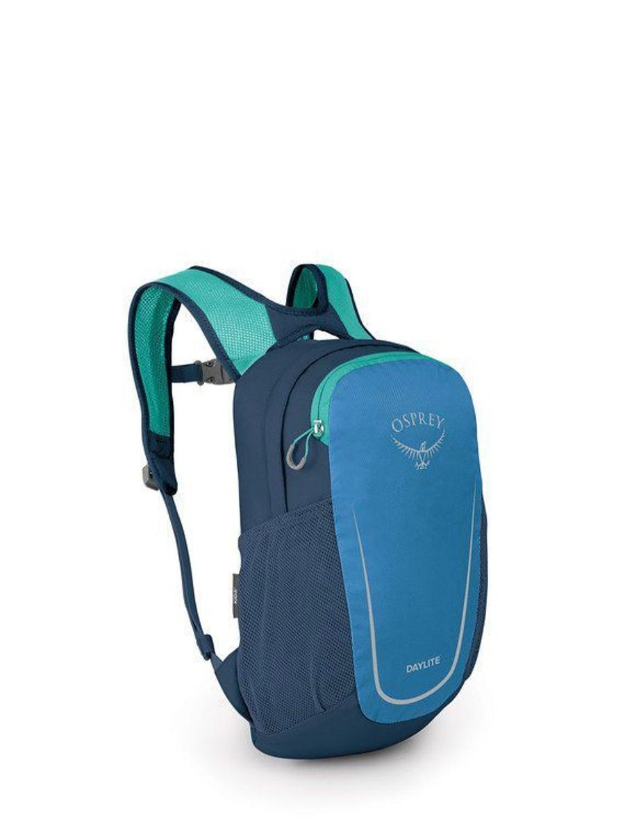 Camping Osprey Day Packs | Osprey Daylite Kid'S Everyday Backpack Wave Blue