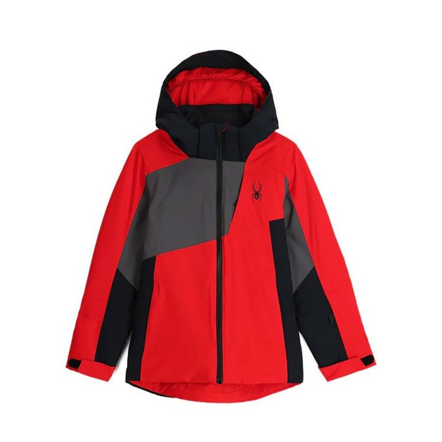 Clothing Spyder Boys' Clothing | Spyder Boys' Ambush Insulated Jacket Volcano