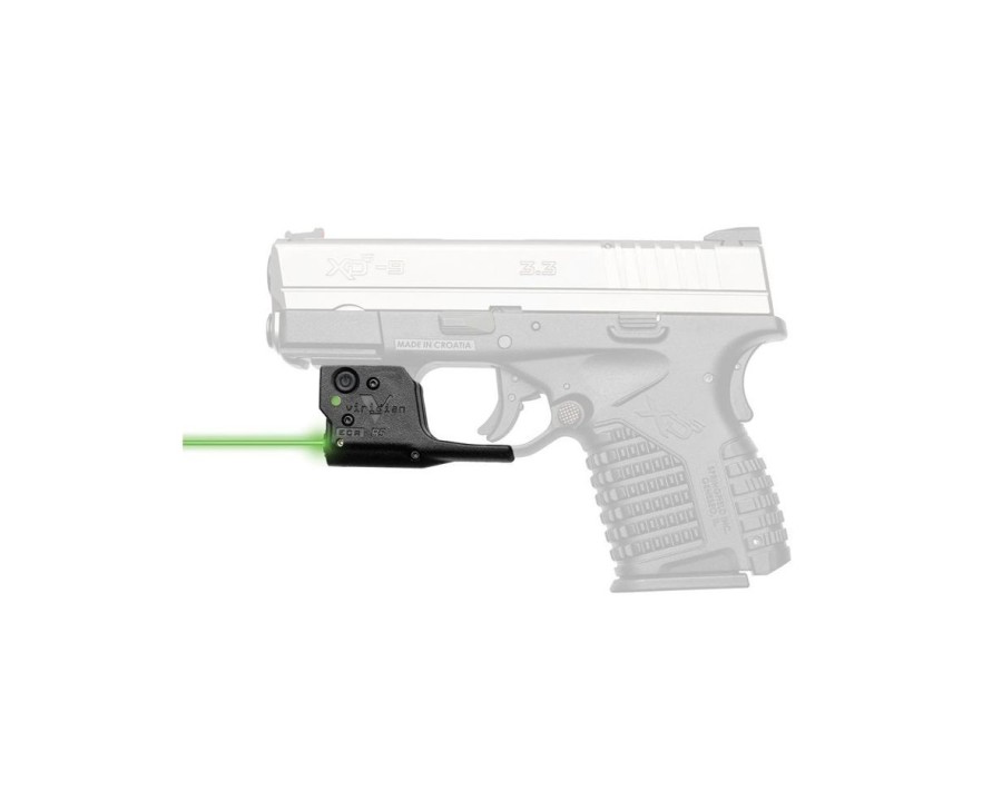 Shooting Viridian Green Laser Sights | Viridian Green Laser Reactor 5 Green Laser Xds