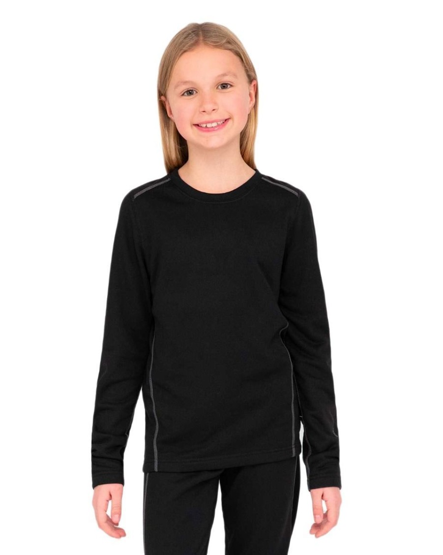 Clothing Terramar Boys' Clothing | Terramar Kid'S Genesis Heritage 4.0 Crew - Onyx