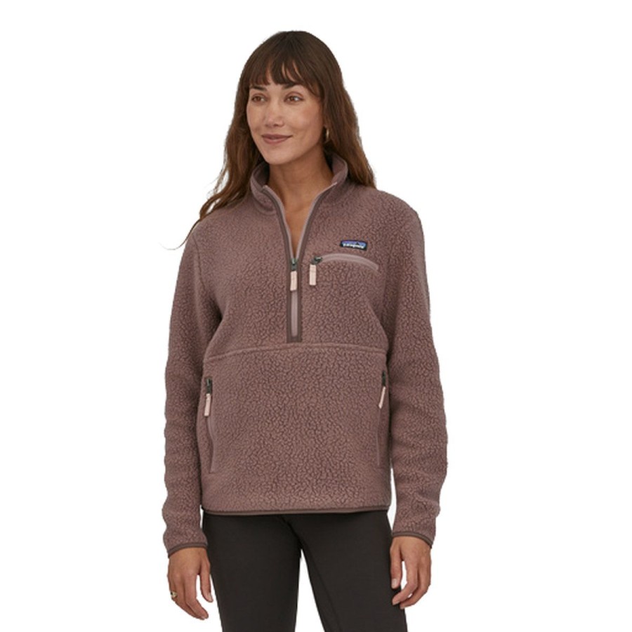 Clothing Patagonia Sweaters | Patagonia Women'S Retro Pile Fleece Marsupial - Dusky Brown