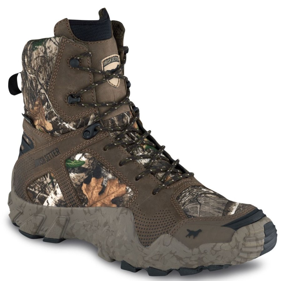 Footwear Irish Setter Men'S Hunting Boots | Irish Setter Men'S Irish Setter Vaprtrek Boots 8 Inch - Realtree Edge