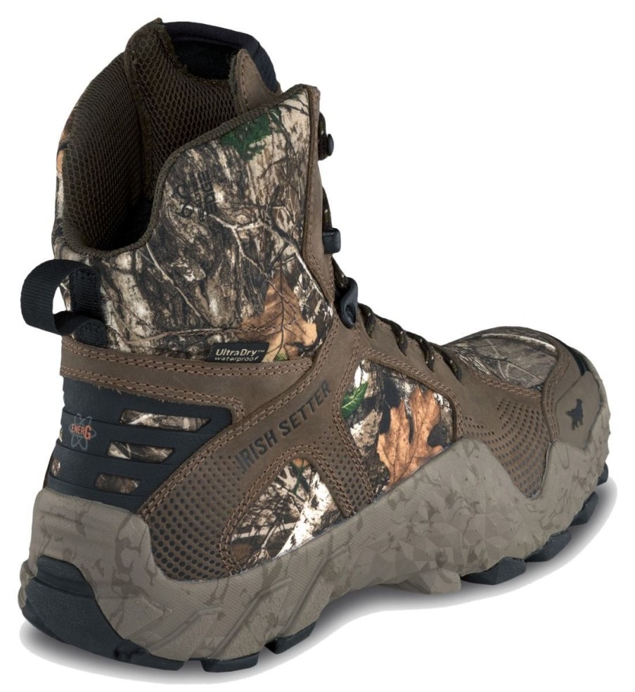 Footwear Irish Setter Men'S Hunting Boots | Irish Setter Men'S Irish Setter Vaprtrek Boots 8 Inch - Realtree Edge