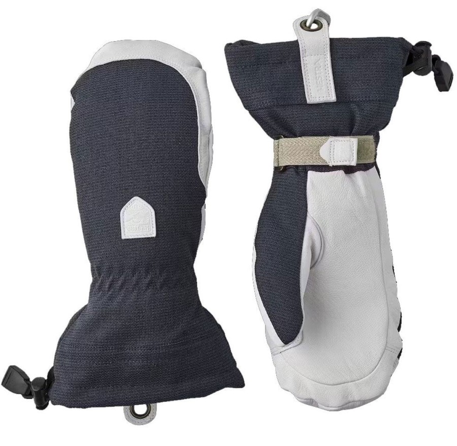 Clothing Hestra Gloves & Mittens | Hestra Womens' Patrol Gauntlet Mitt Light Grey