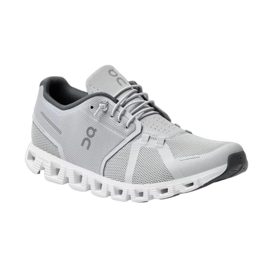 Footwear On Running Men'S Athletic Shoes | On Running Men'S Cloud 5 Running Shoes - Glacier White