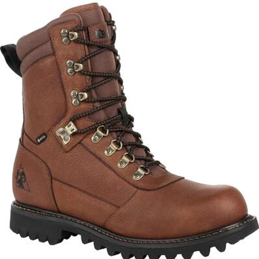 Footwear Rocky Men'S Hunting Boots | Rocky Ranger Waterproof 800G Insulated Boots Brown