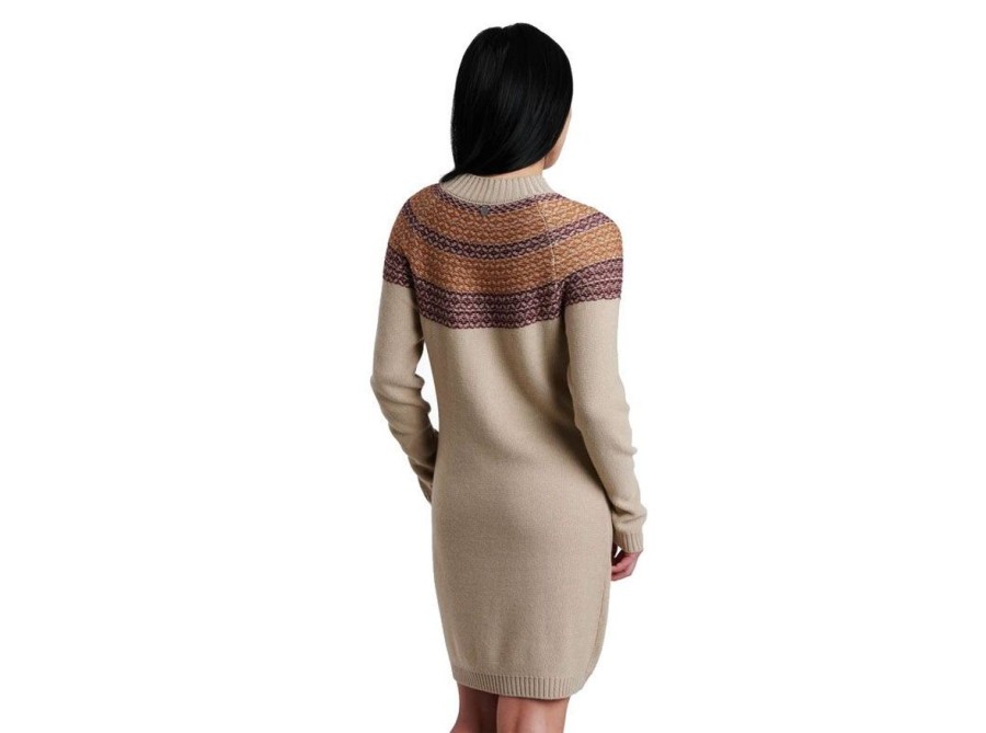 Clothing Kuhl Skirts & Dresses | Kuhl Womens' Lucia Sweater Dress Stone