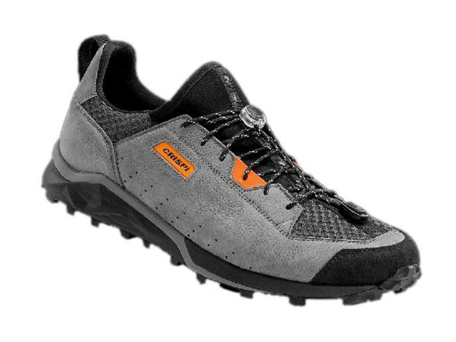 Footwear Crispiboot Men'S Hiking Shoes | Crispiboot Men'S Attiva Trail-Running Shoes - Grey