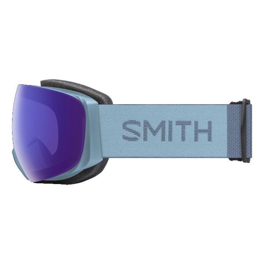 Snow Sports Smith Unisex Goggles | Smith Io Mag S Low Bridge Fit Goggle - Glacier + Chromapop Everyday Violet Mirror Lens