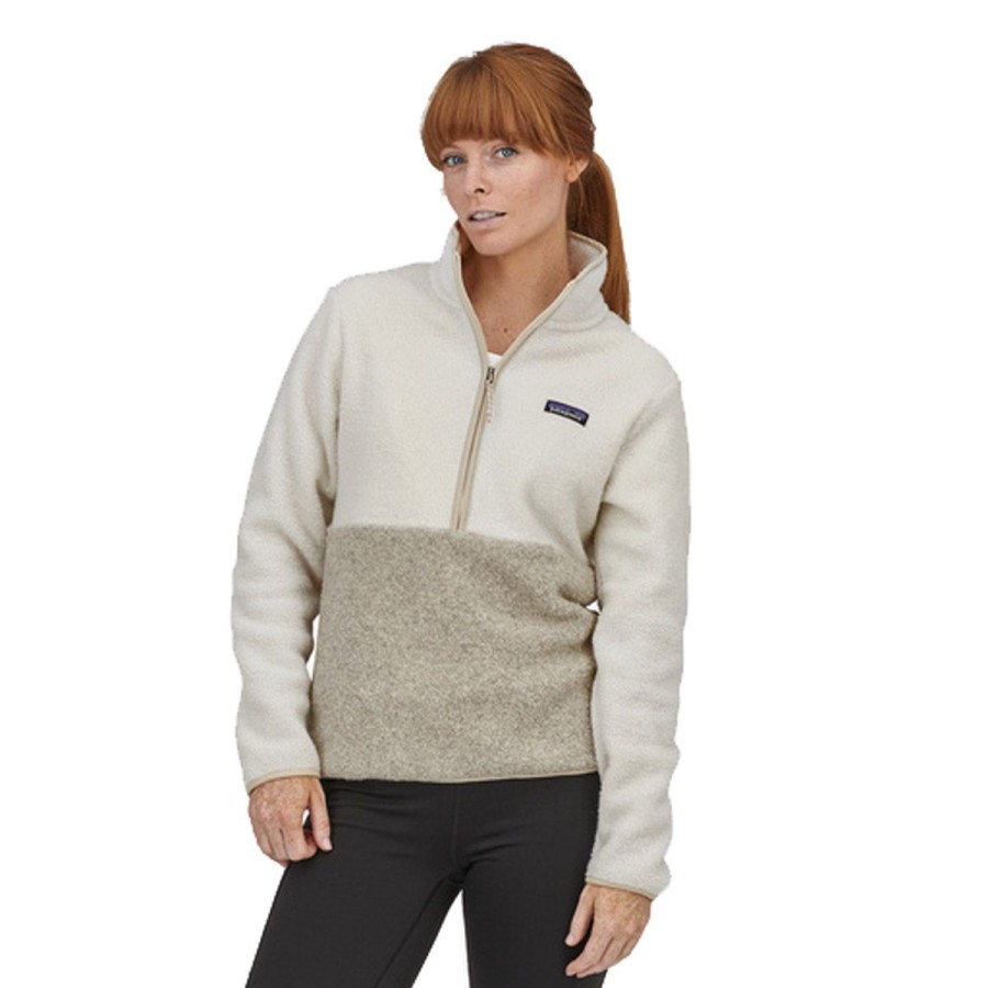 Clothing Patagonia Sweaters | Patagonia Women'S Reclaimed Fleece Pullover - Birch White