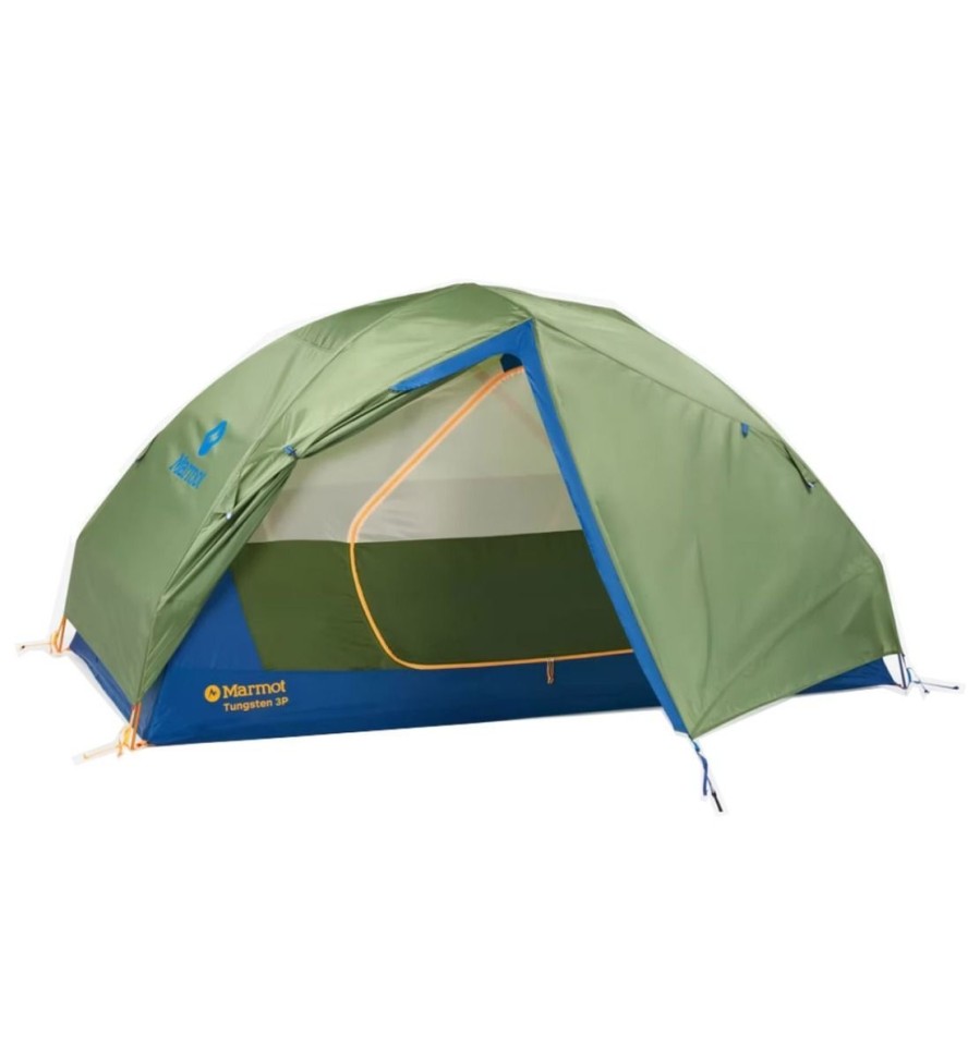 Camping Marmot Tents | Marmot Tungsten 3 Person Tent - Foilage/Dark Azure