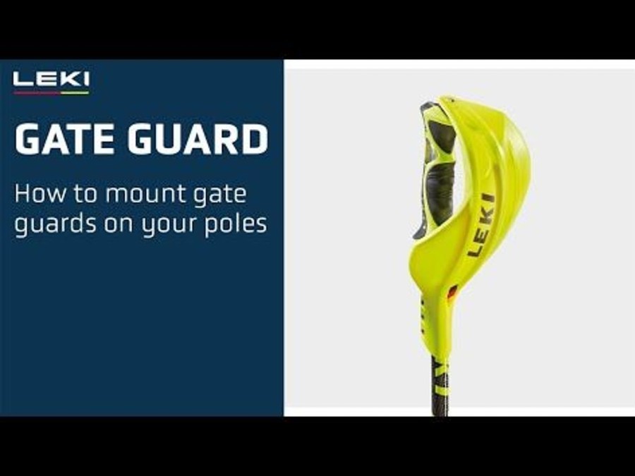 Snow Sports Leki Downhill Ski Poles | Leki Gate Guard Closed Lite