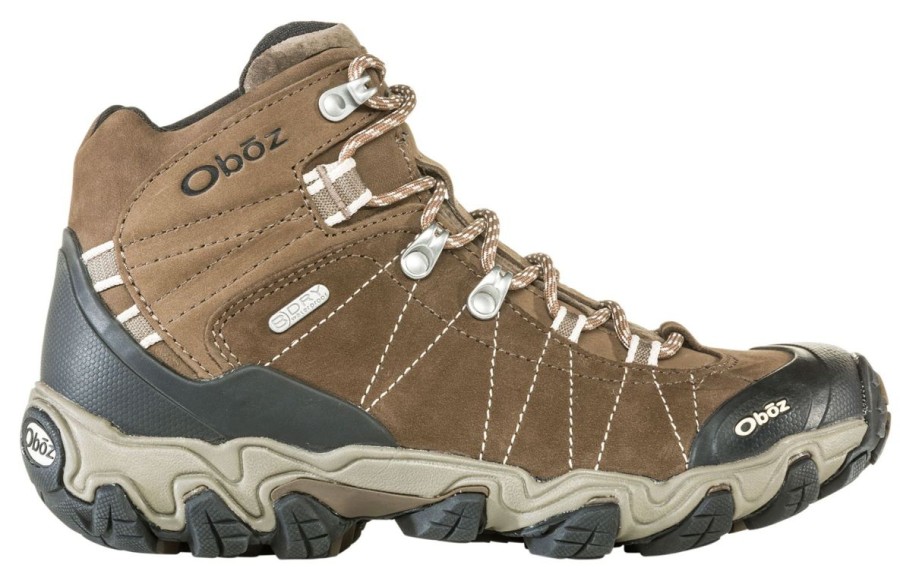 Footwear Oboz Women'S Hiking Boots | Oboz Women'S Oboz Bridger Mid Waterproof Hiking Boots - Walnut