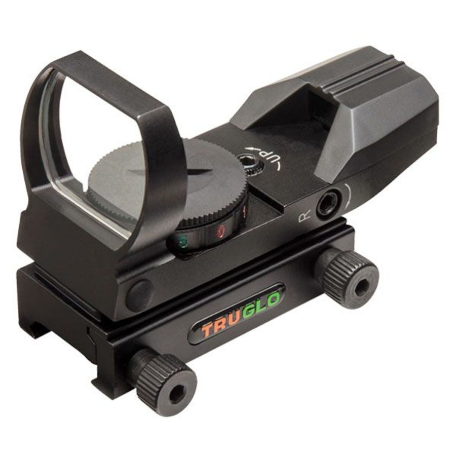 Shooting Truglo Red Dots & Laser Sights | Truglo Dual Color Open 5 Moa Red Dot - Black