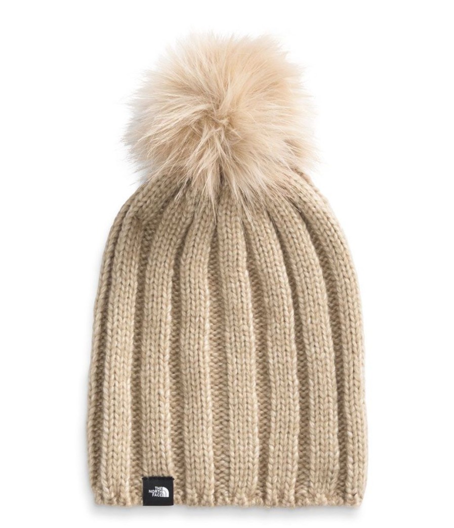 Clothing The North Face Hats | The North Face Women'S Oh-Mega City Pom Beanie - Flax