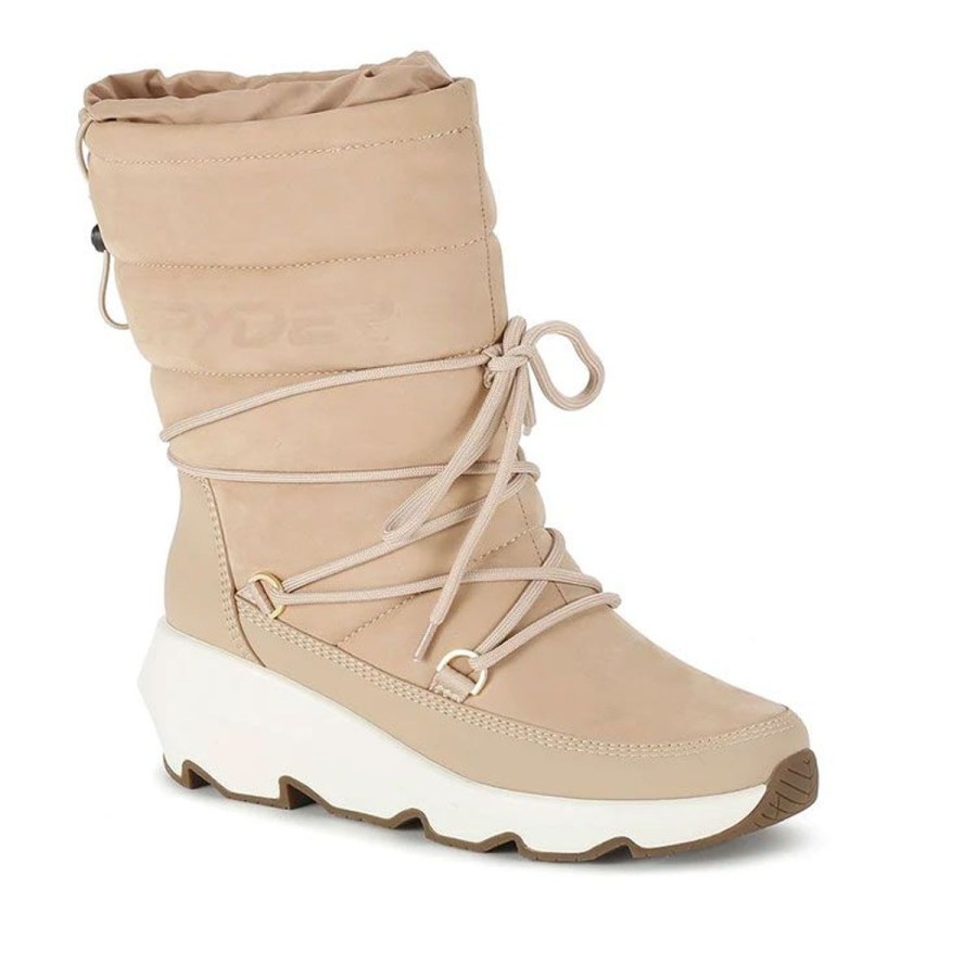 Footwear Spyder Women'S Casual Boots | Spyder Womens' Cornice Waterproof Boot Tan