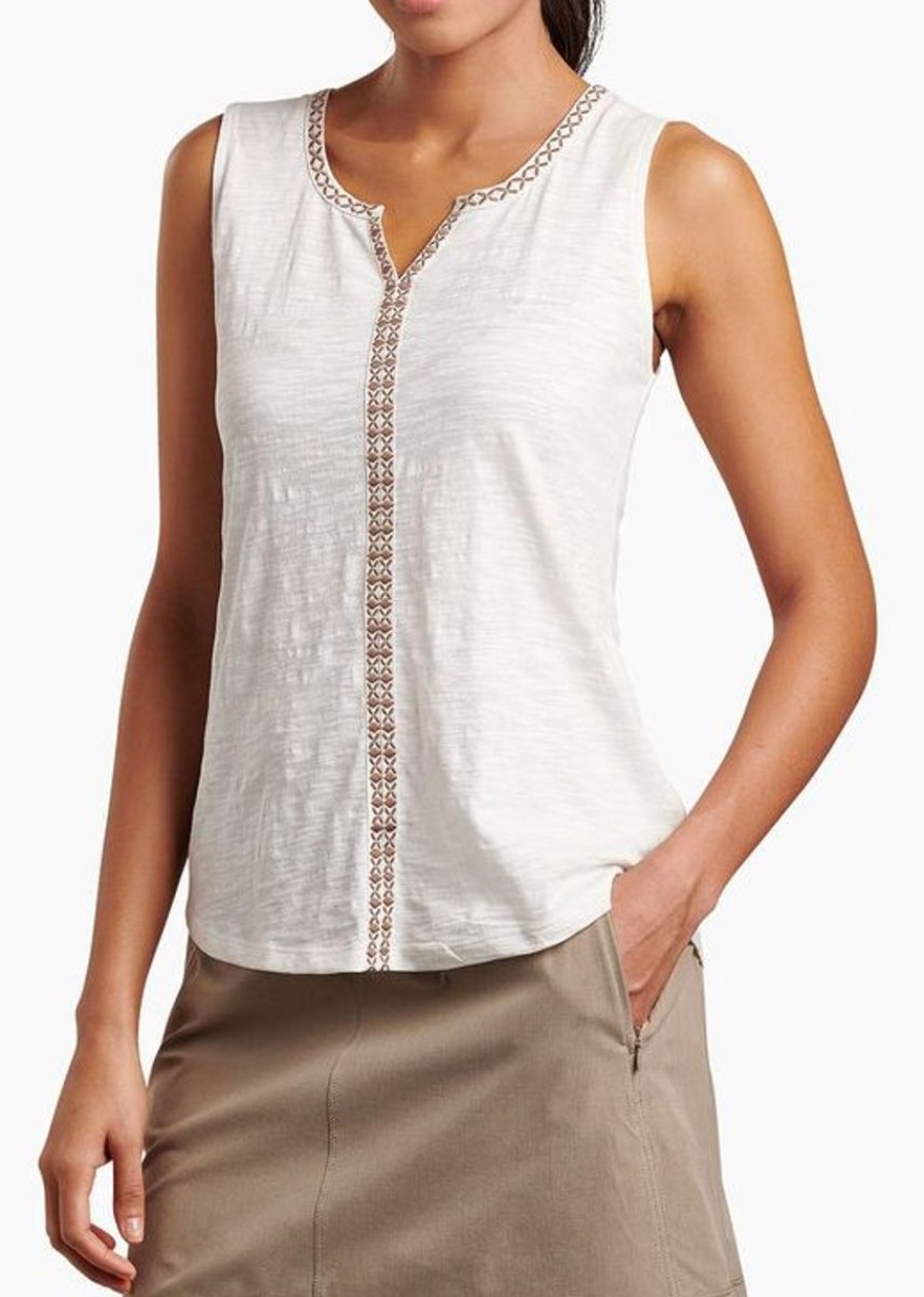 Clothing Kuhl Shirts | Kuhl Women'S Shay Tank - White • Haffeyshop