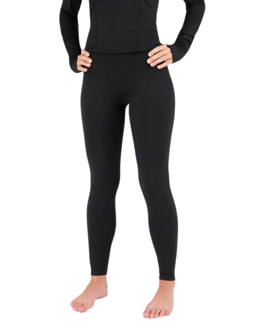 Clothing Terramar Baselayers | Terramar Women'S Cloud Nine 2.0 Tight - Black