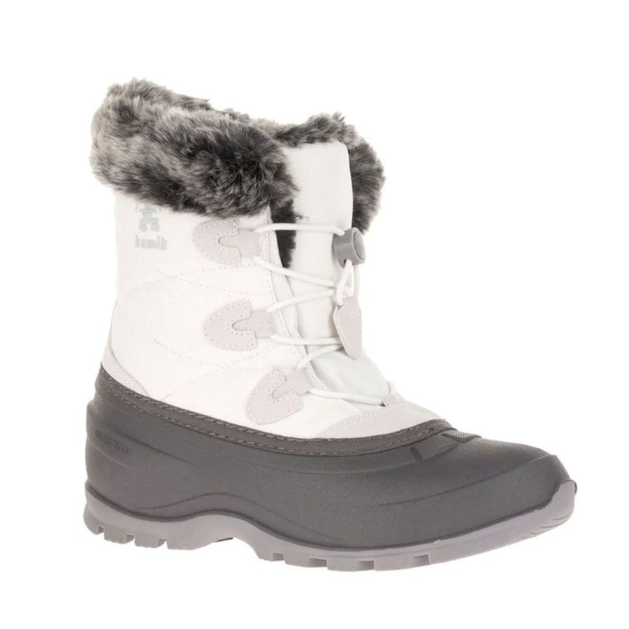 Footwear Kamik Women'S Winter Boots | Kamik Women'S Kamik Momentum L2 -40F Waterproof - White