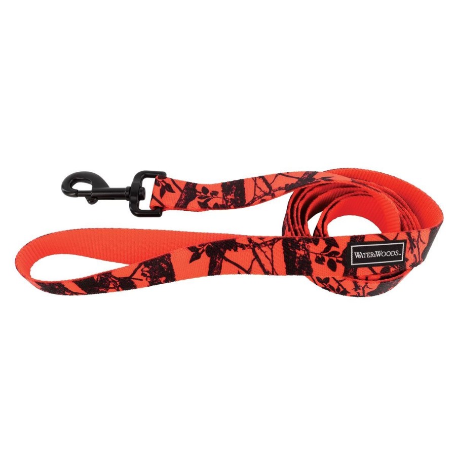 Hunting Water&wood Collars, Harnesses, & Leashes | Water&Wood Blaze Patterned Dog Leashes