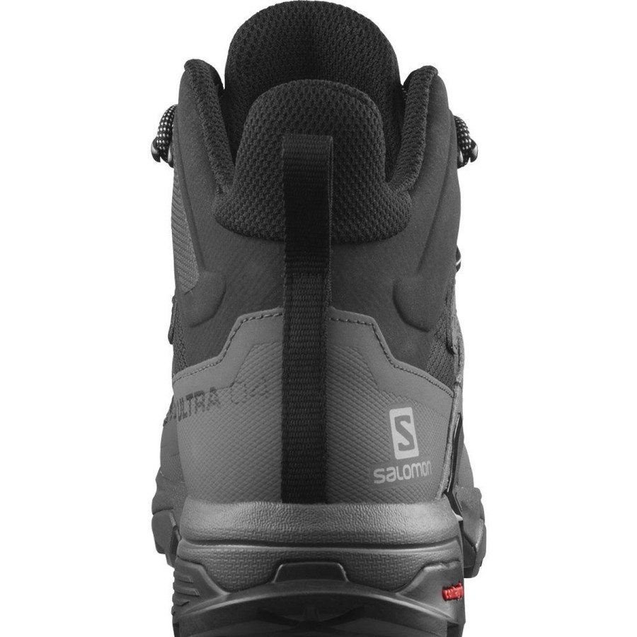 Footwear Salomon Men'S Hiking Boots | Salomon X Ultra 4 Mid Gtx Wide Hiking Boot - Black/Magnet/Pearl Blue