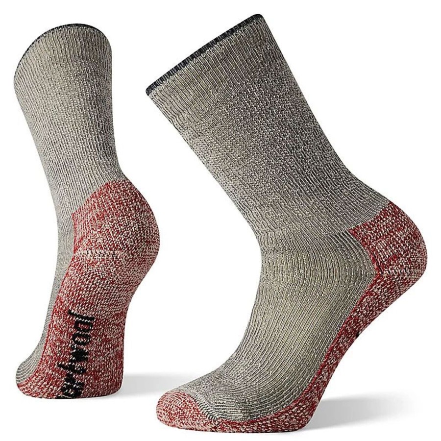 Footwear Smartwool Men'S Socks | Smartwool Mountaineer Classic Edition Max Cushion Crew Sock - Charcoal