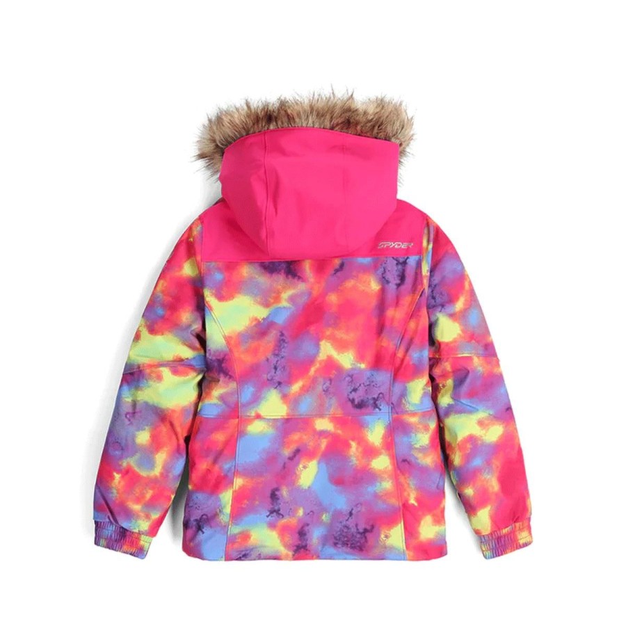 Clothing Spyder Girls' Clothing | Spyder Girls' Lola Jacket Pink Combo