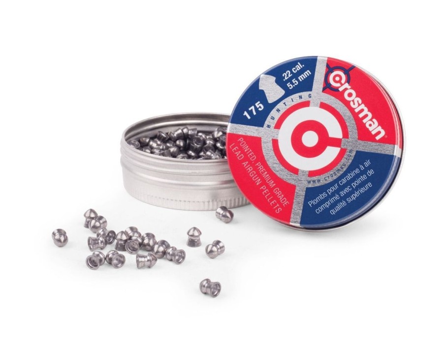 Shooting Crosman | Crosman Premier Pointed .22 Pellets - 175 Count