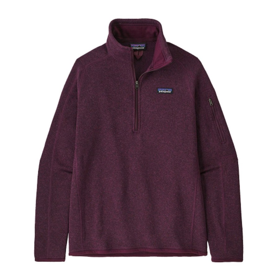 Clothing Patagonia Sweaters | Patagonia Women'S Better Sweater 1/4-Zip Fleece Night Plum