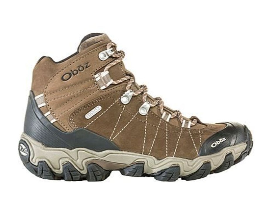 Footwear Oboz Women'S Hiking Boots | Oboz Women'S Oboz Bridger Mid Waterproof Hiker (Wide) - Walnut