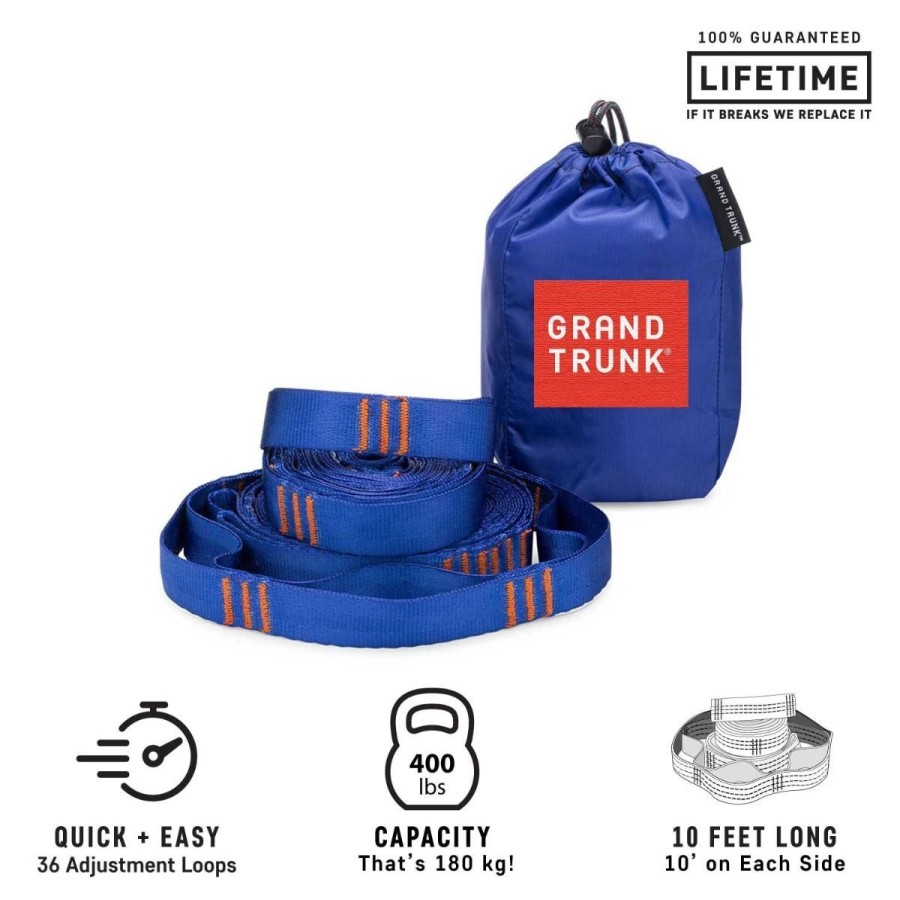 Camping Grand Trunk Hammocks | Grand Trunk Trunk Hammock Straps - Blue