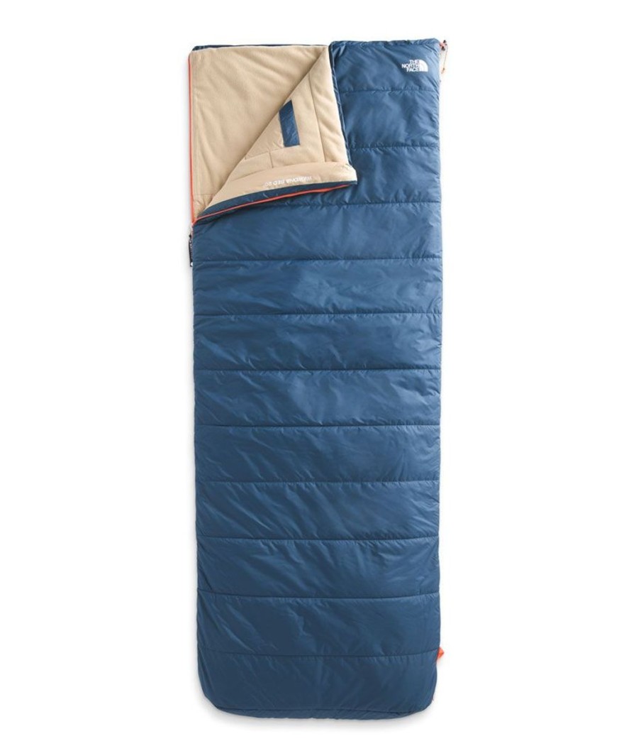 Camping The North Face Sleeping Bags | The North Face Wawona Bed 20 Sleeping Bag Long - Shady Blue