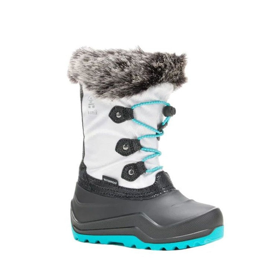 Footwear Kamik Kids' Boots | Kamik Youth Powdery 3 -40°F - White