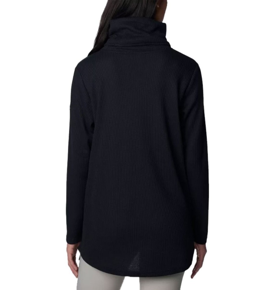 Clothing Columbia Sweaters | Columbia Women'S Holly Hideaway Waffle Cowl Neck Pullover