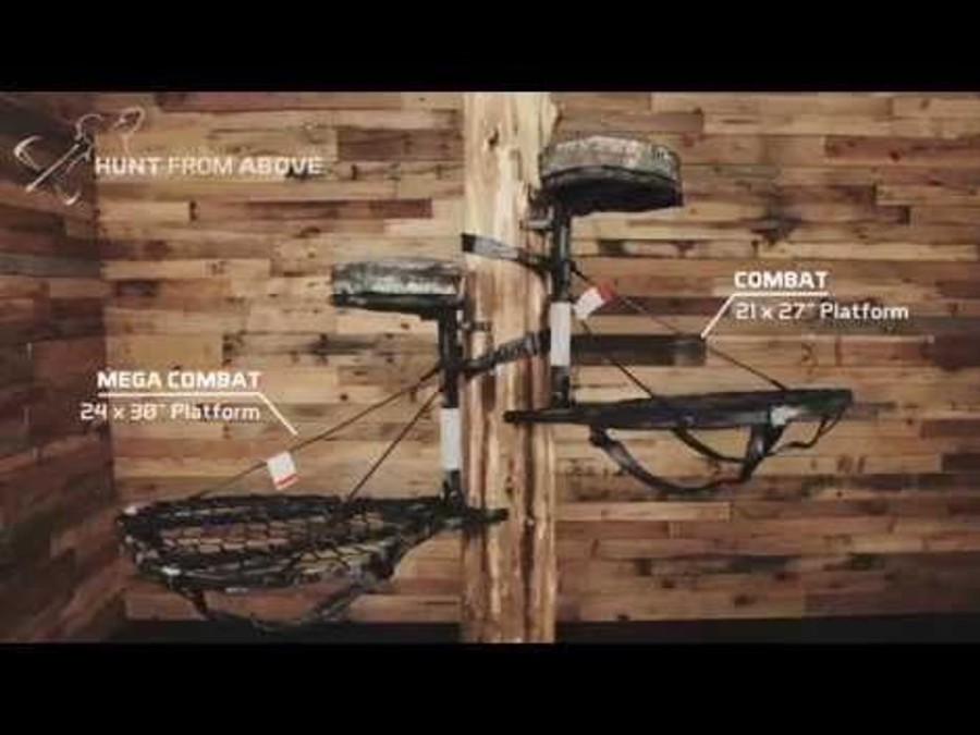 Hunting Hawk Hang-On Treestands | Hawk Mega Combat Hang-On Treestand